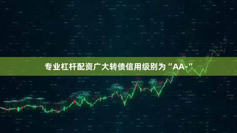 专业杠杆配资广大转债信用级别为“AA-”