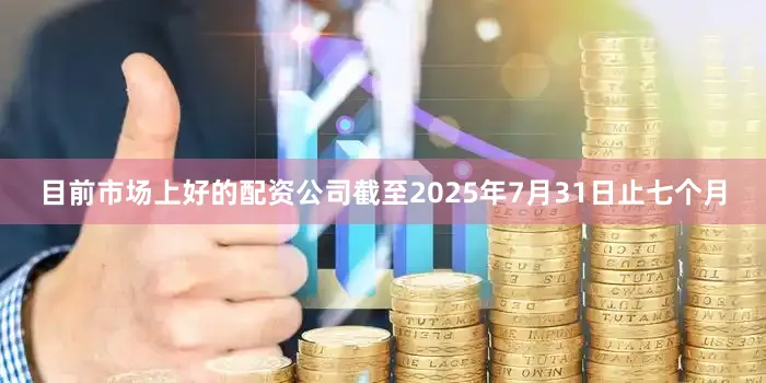 目前市场上好的配资公司截至2025年7月31日止七个月